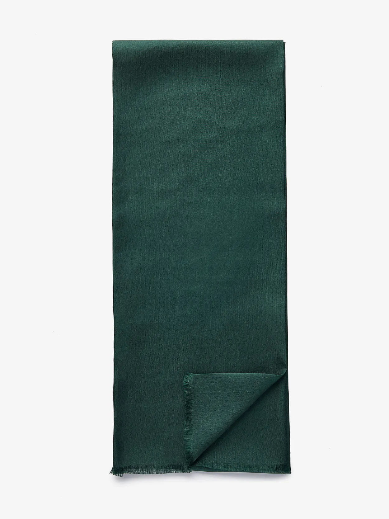 Green Silk Scarf Plain