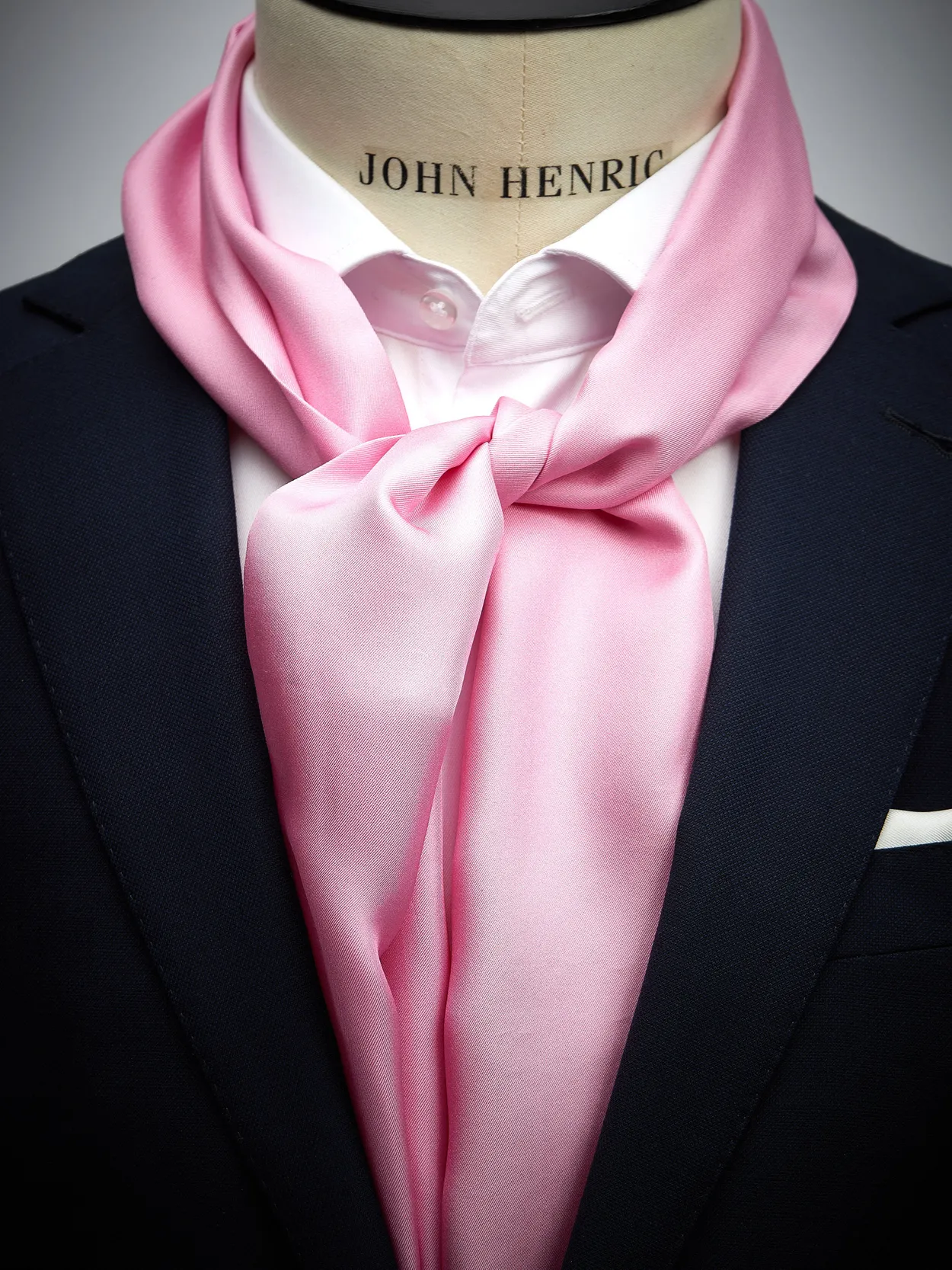 Pink Silk Scarf Plain