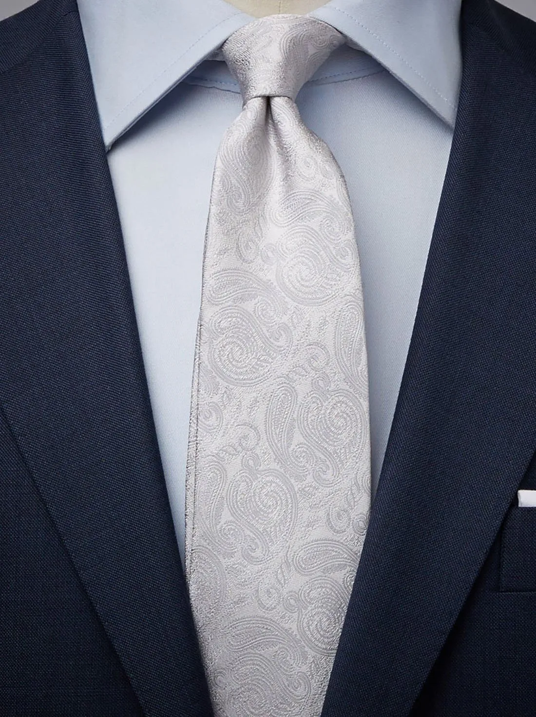 Silver Tie Formal