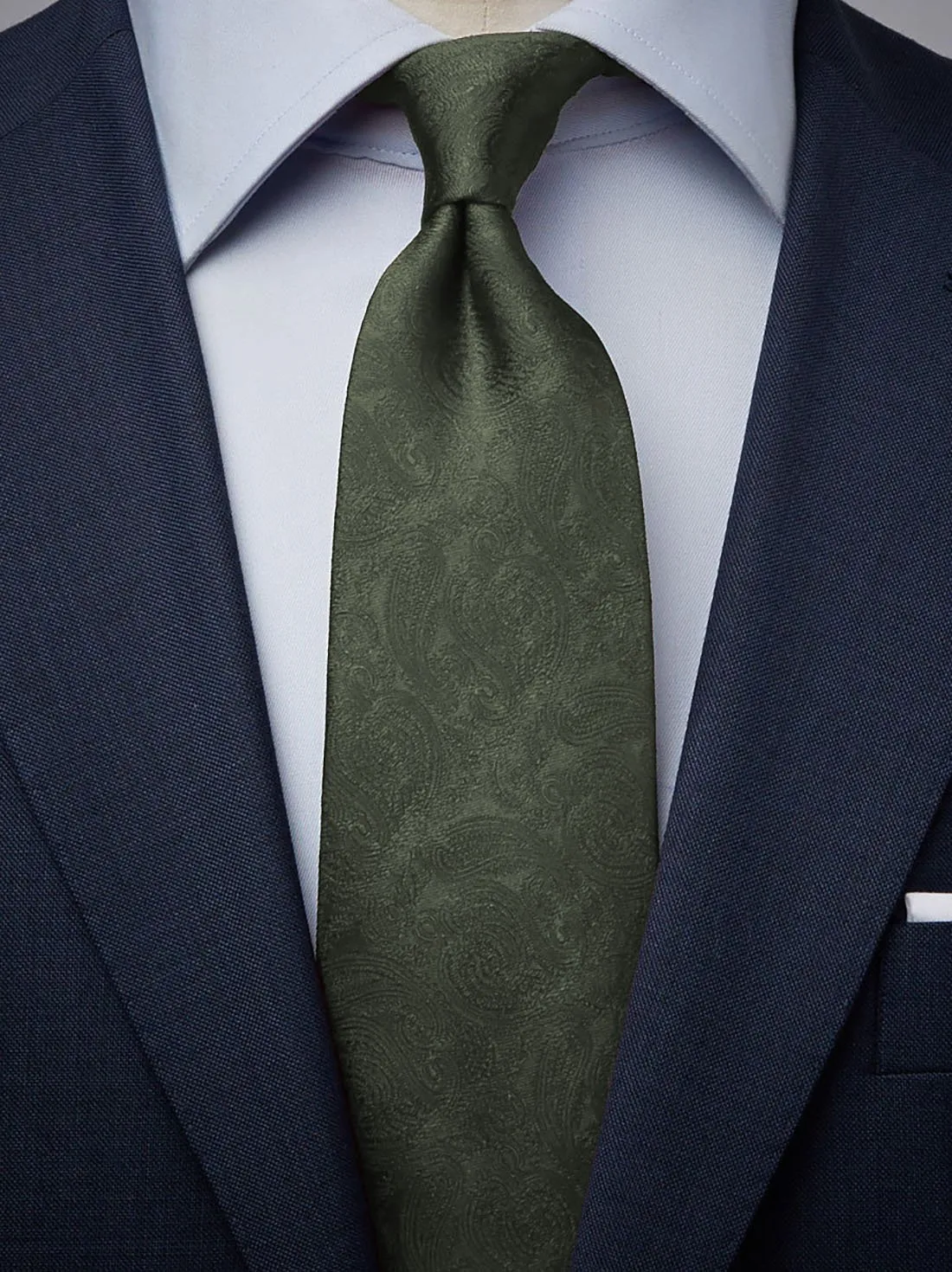 Olive Green Tie Formal