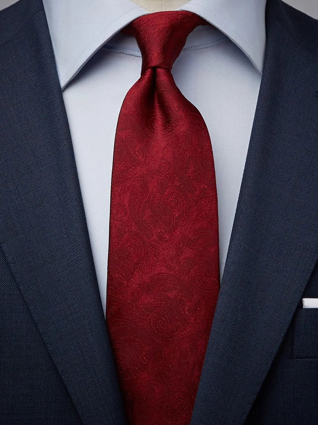 Burgundy Tie Formal