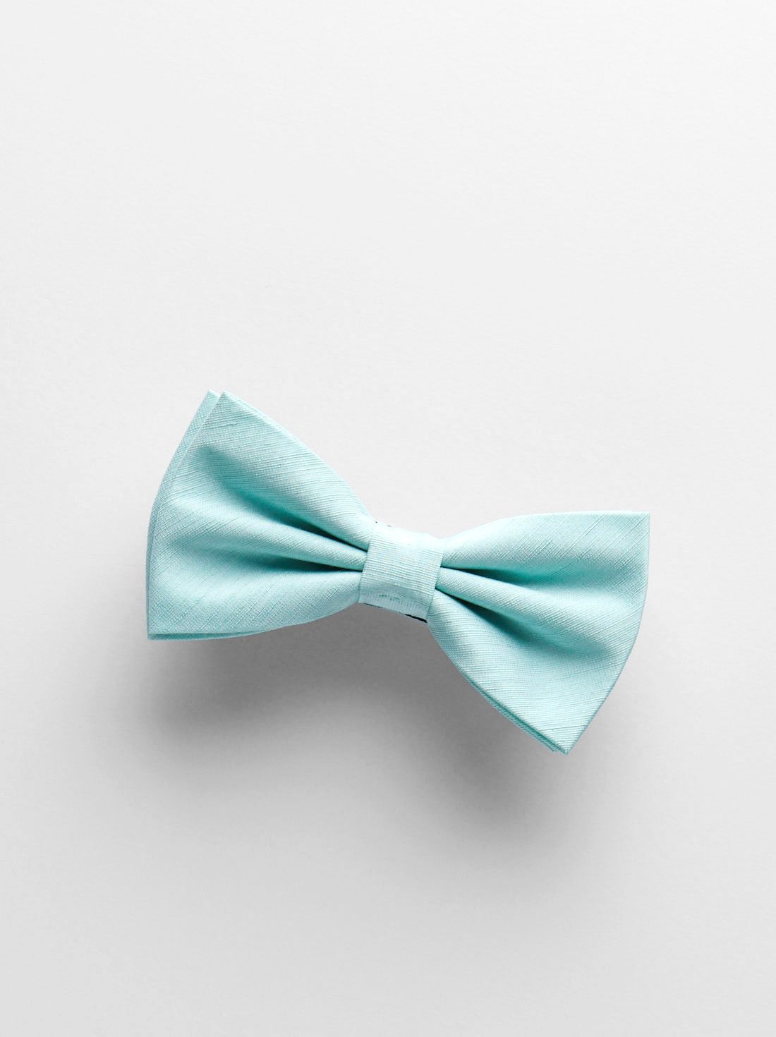 Turquoise Bow Tie Linen 
