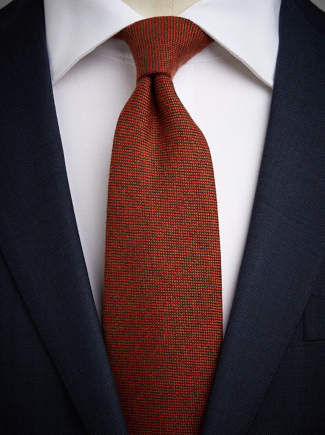 Orange Cashmere Tie