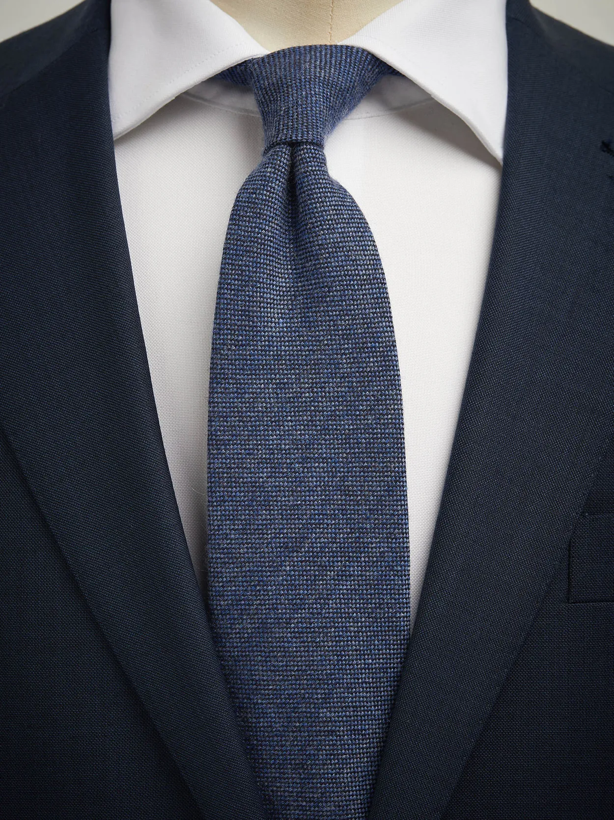Blue Cashmere Tie