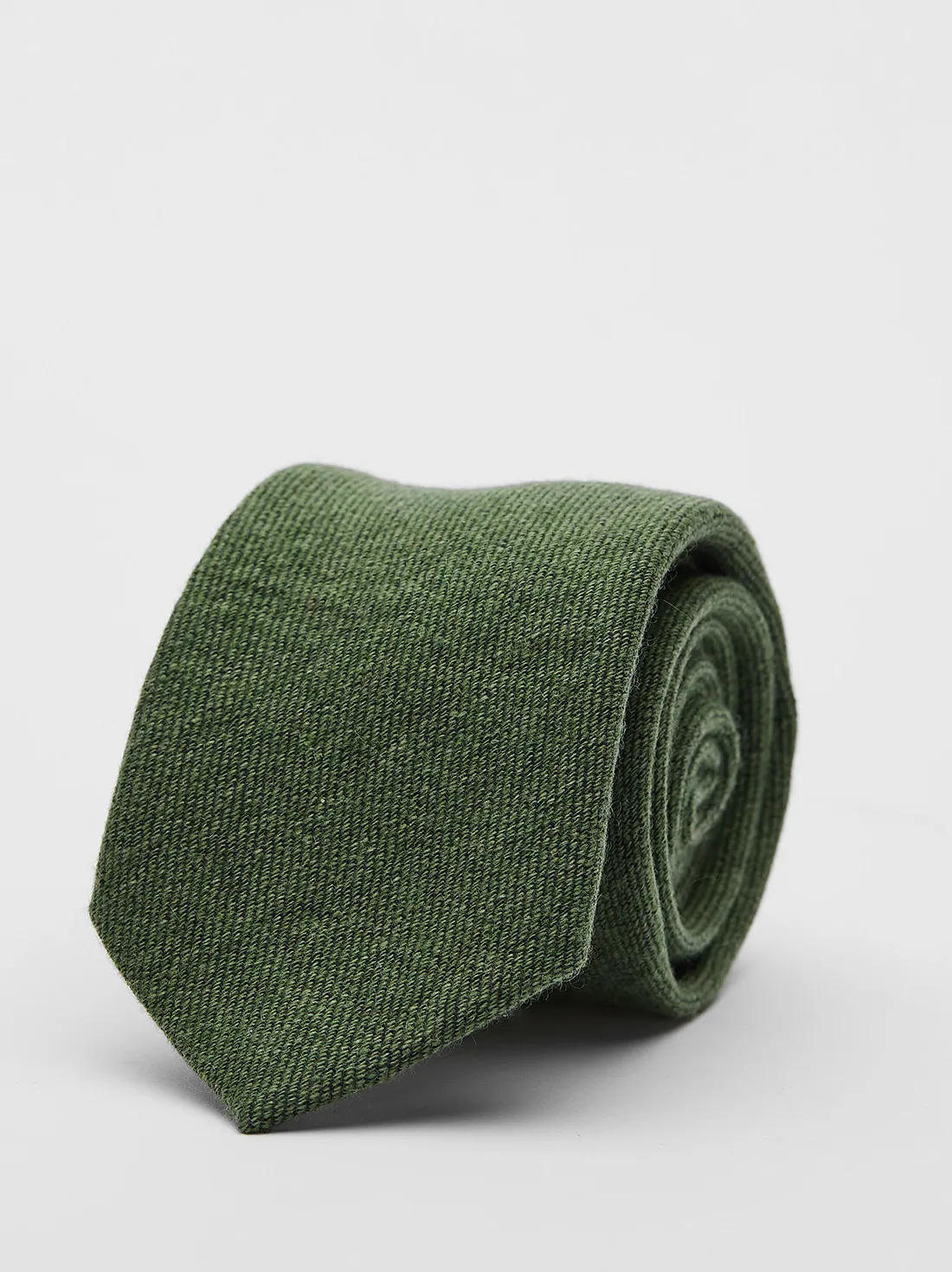 Green Cashmere Tie