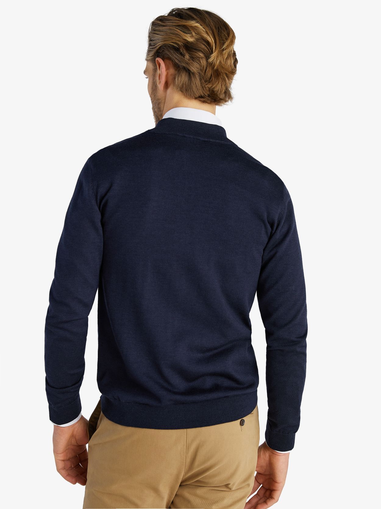 Blue Zipper Sweater