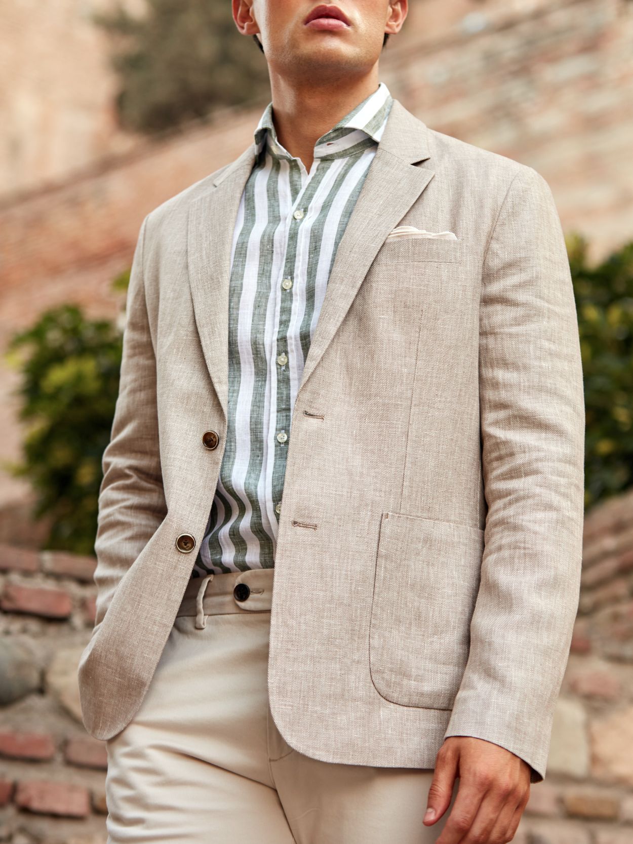 Beige linen outlet sport coat