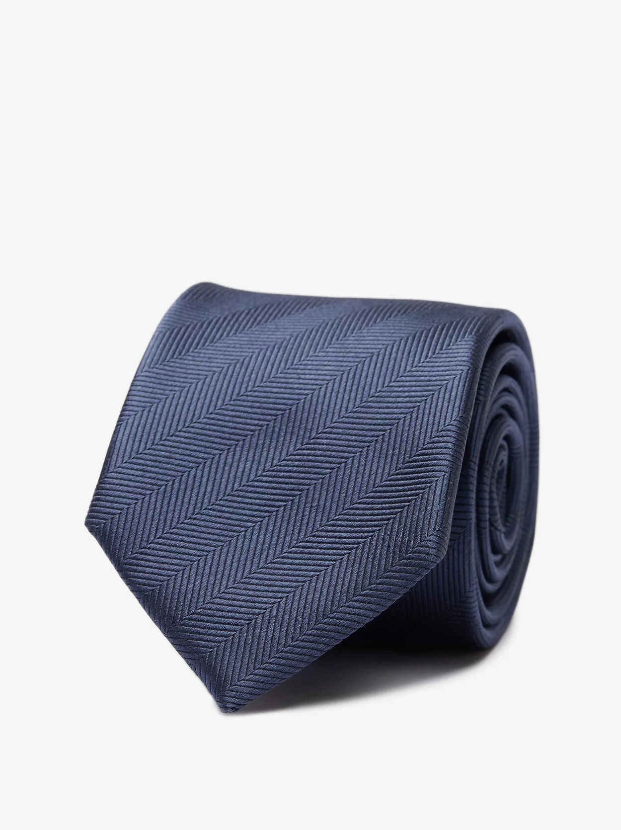 Blue Tie Herringbone