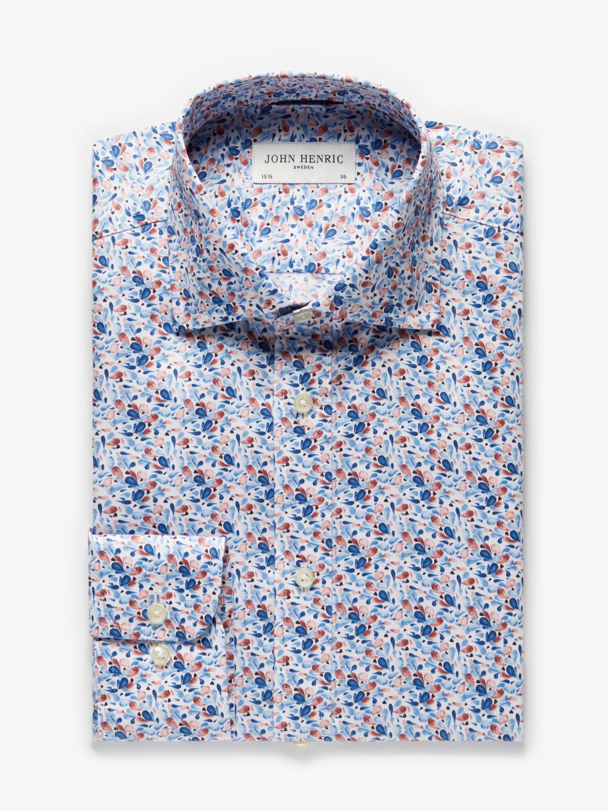 Blue & Orange Paisley Shirt