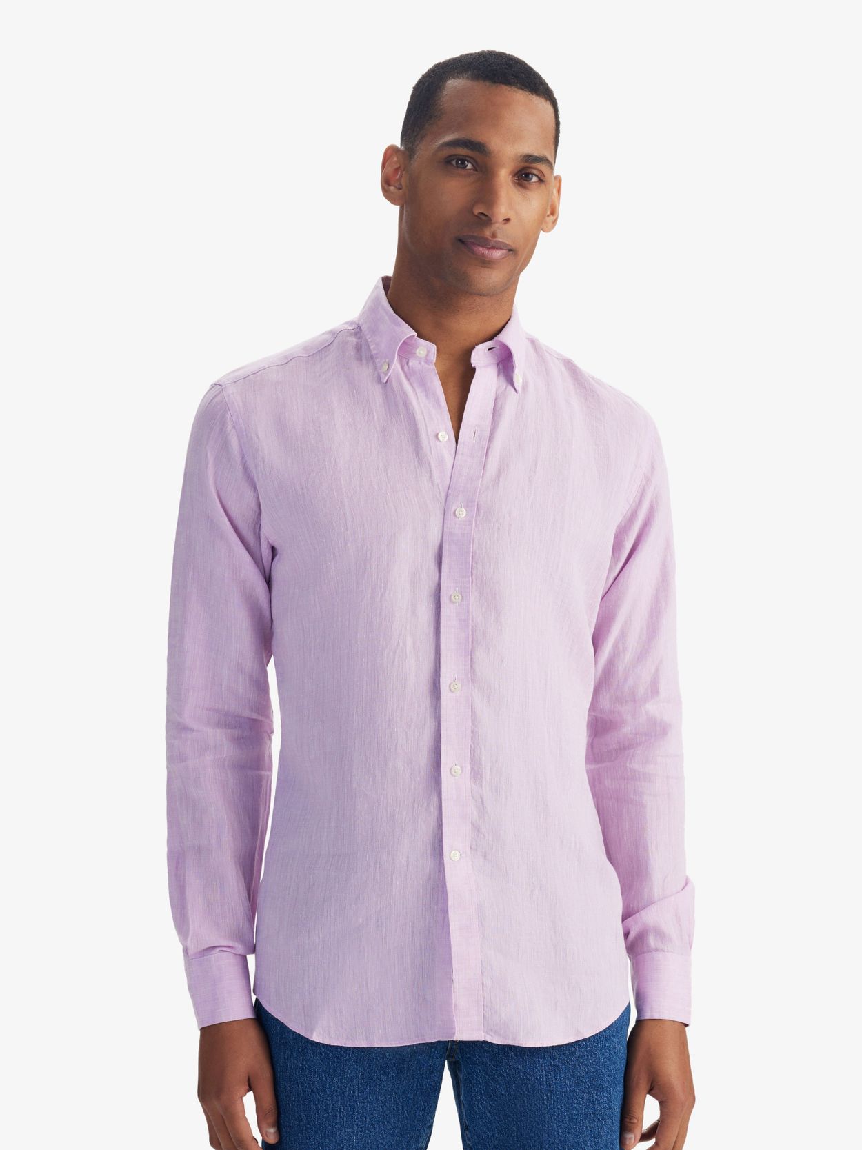 Purple Linen Shirt