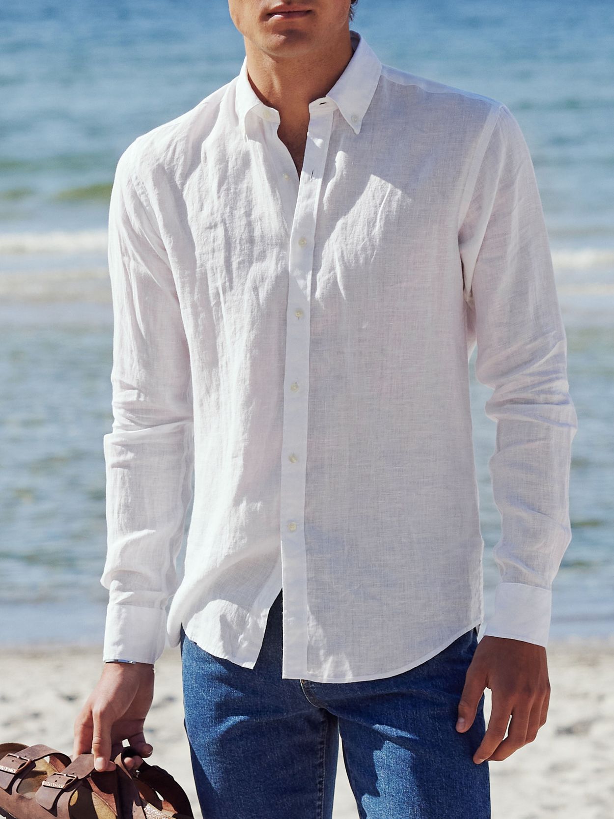 White Linen Shirt Mens | museosdelima.com