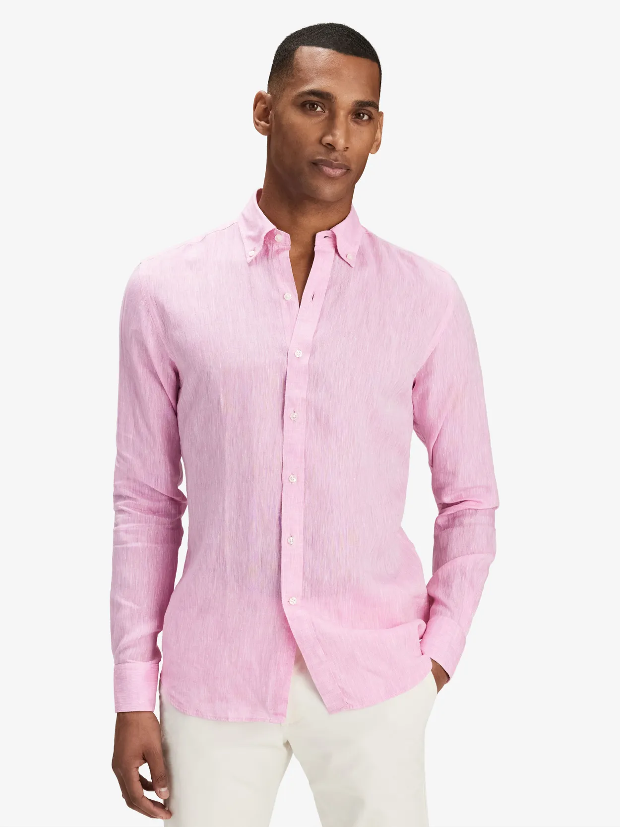 Pink Linen Shirt