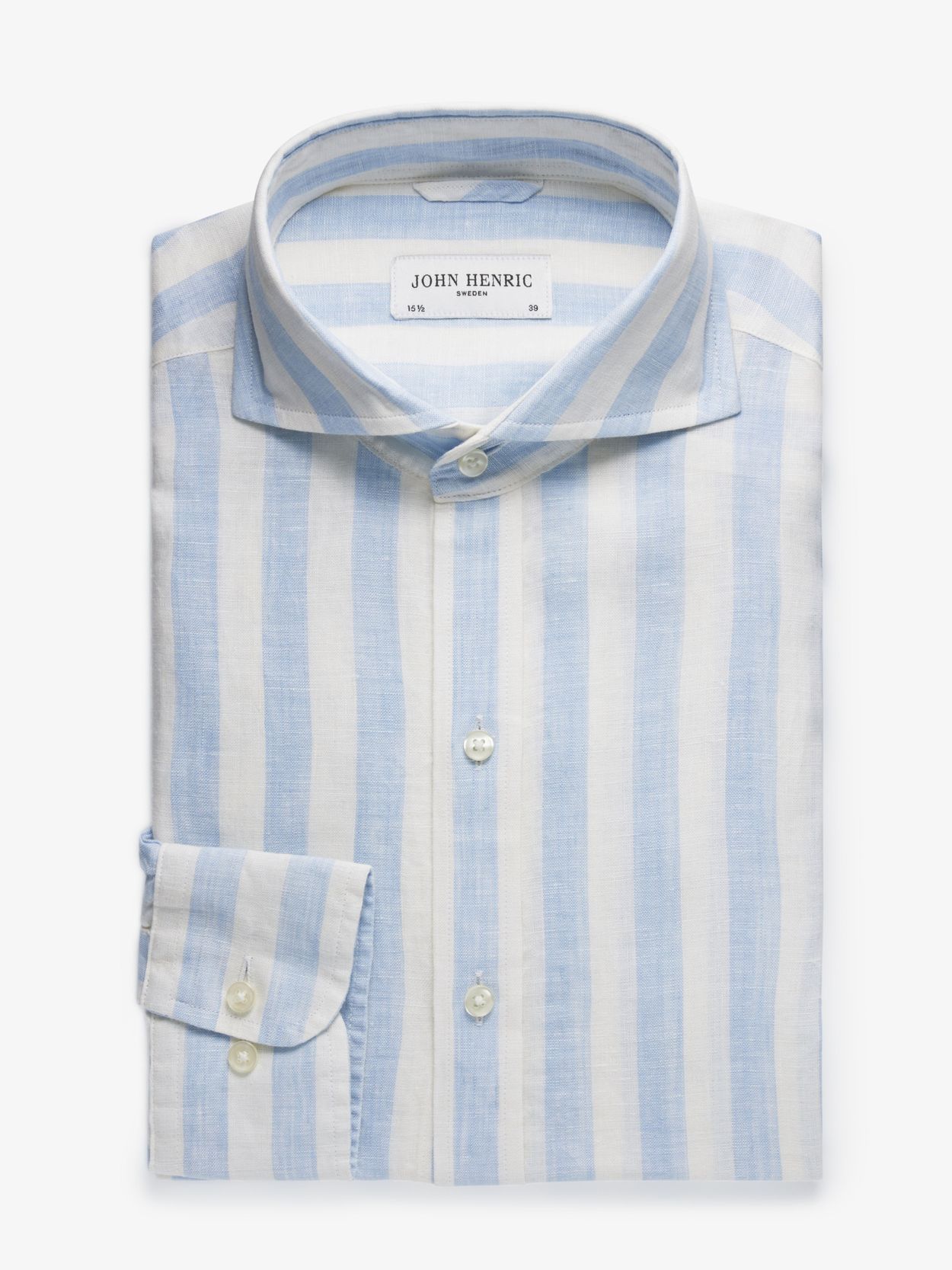 light blue striped shirt