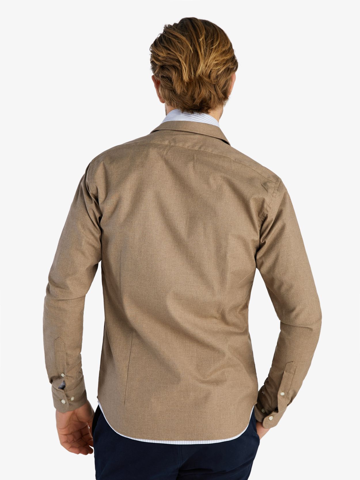 Brown Zipper Shirt