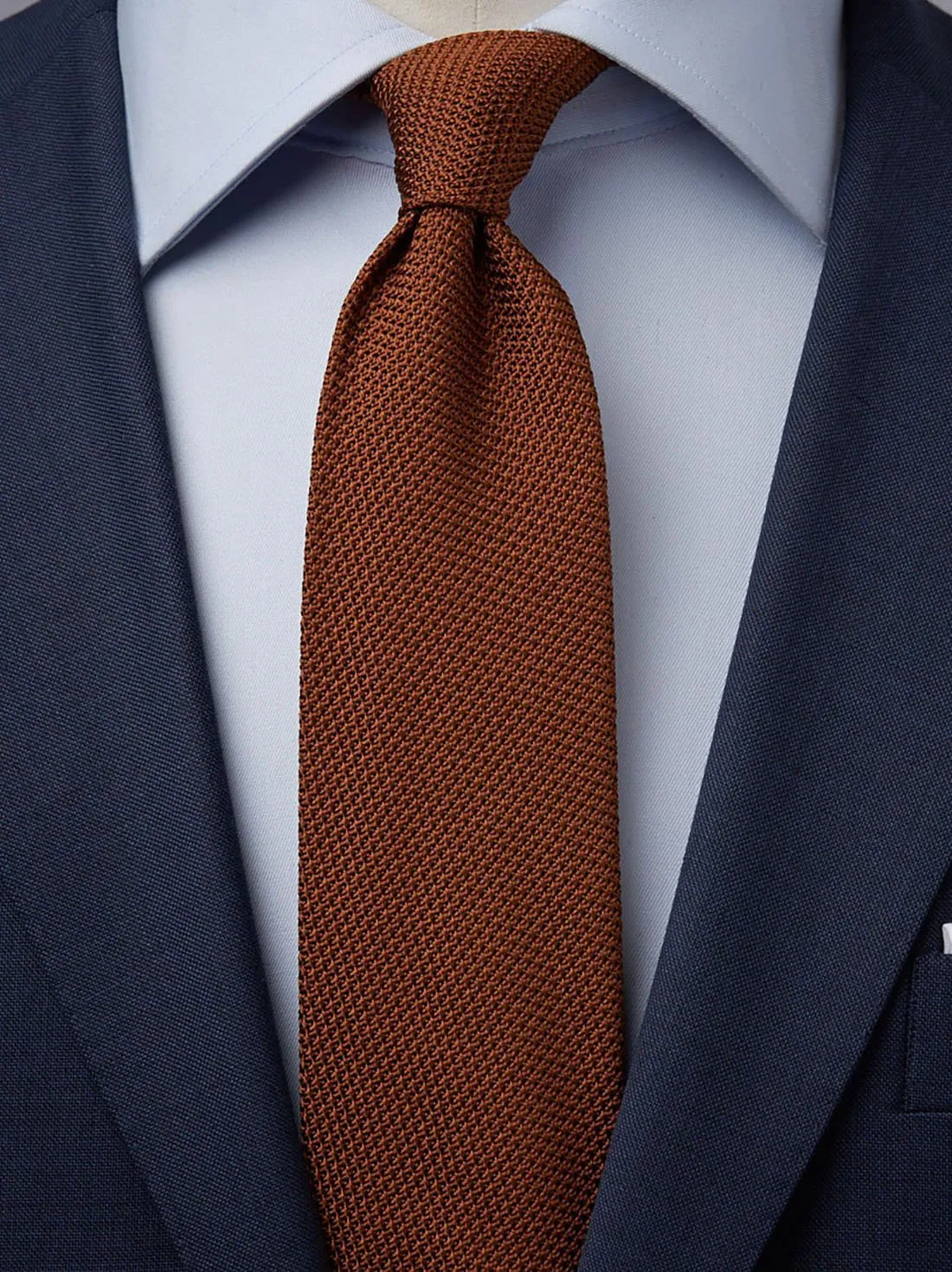 Dark Orange Grenadine Tie