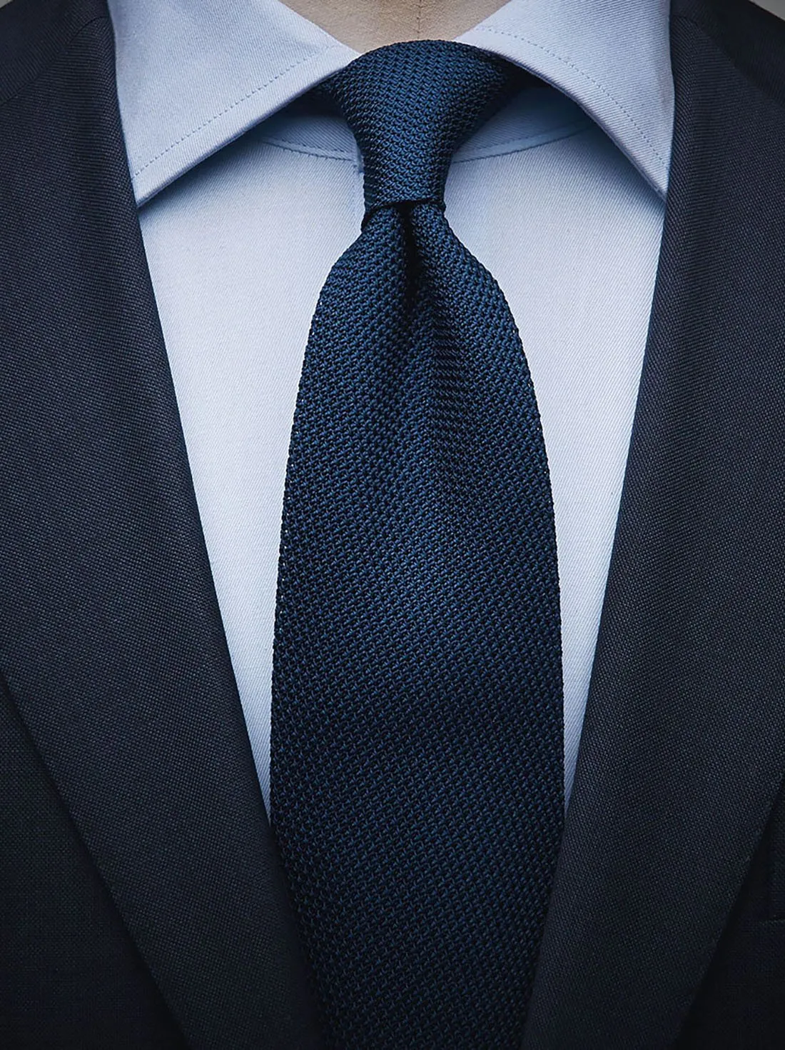 Blue Grenadine Tie