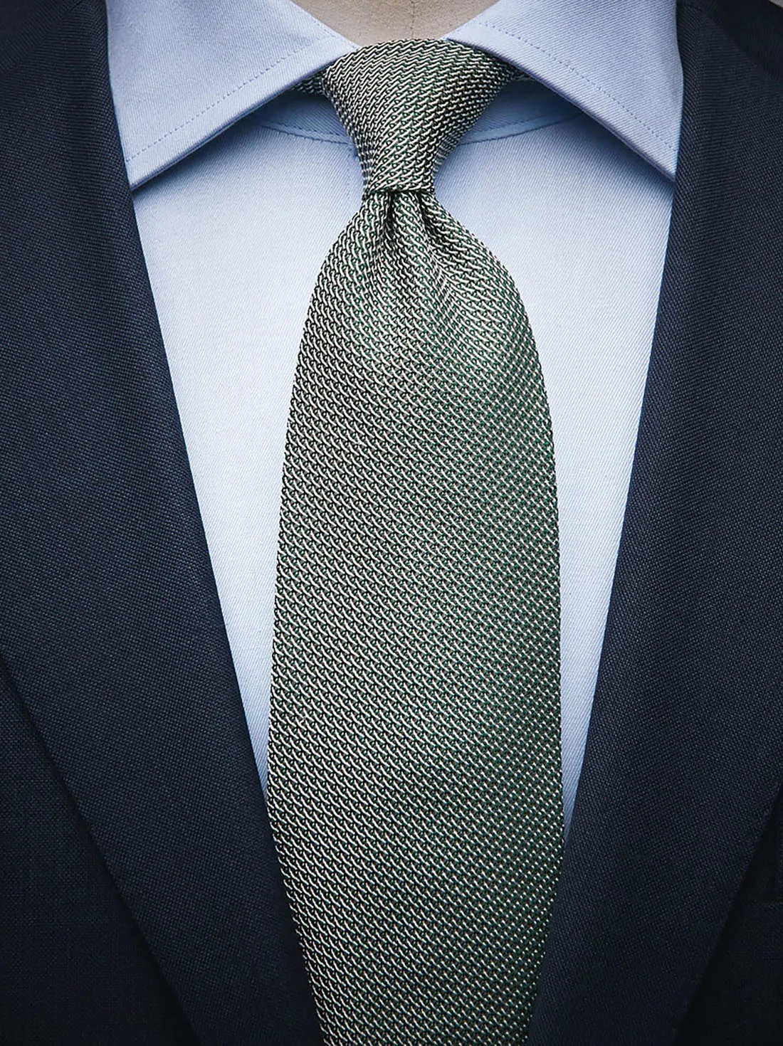 Light Green Grenadine Tie