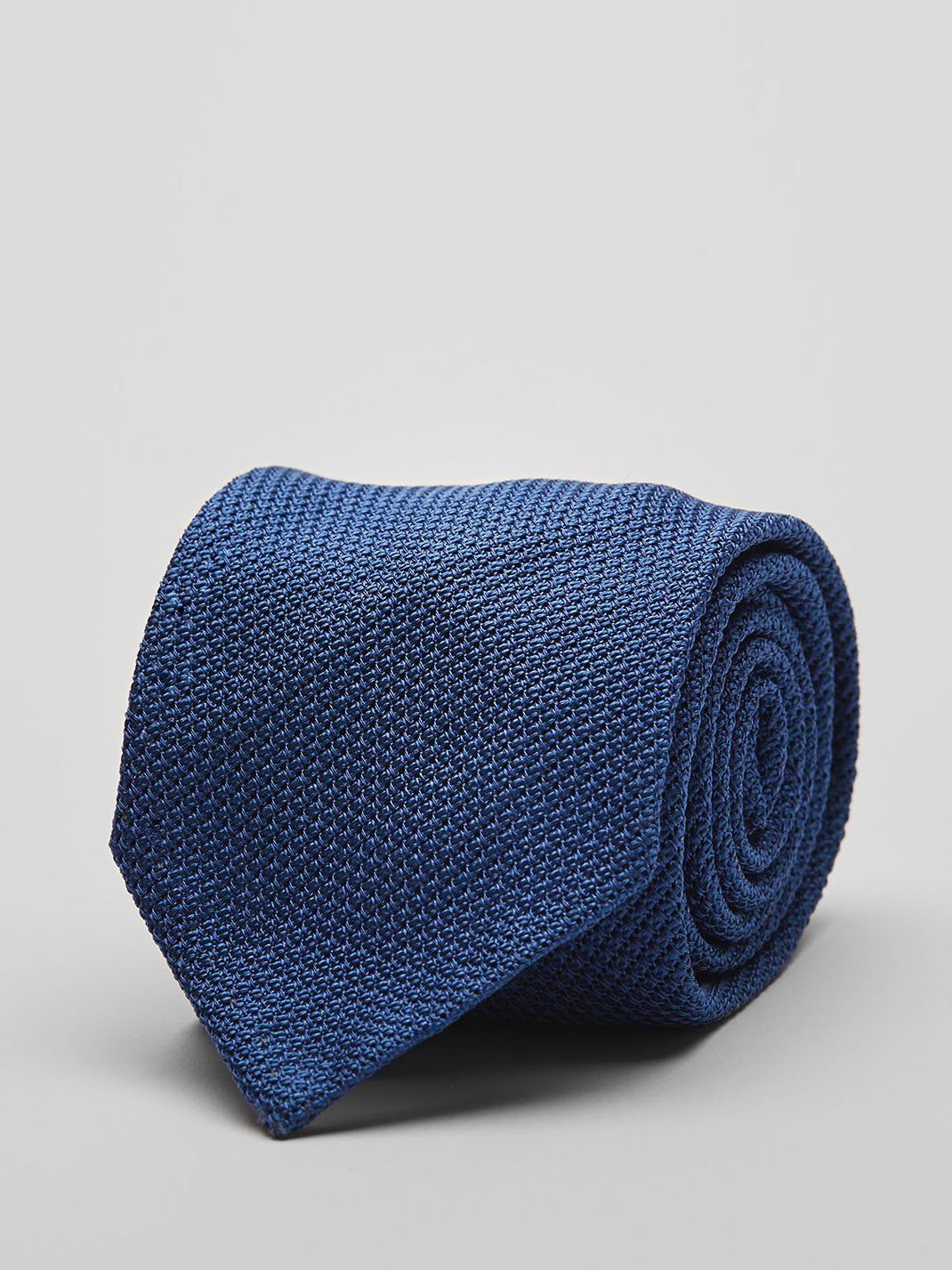 Mid Blue Grenadine Tie