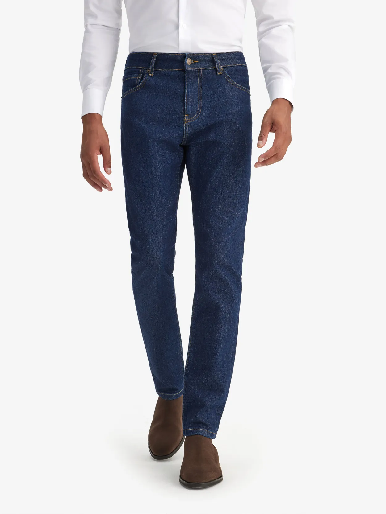 Mörkblå Jeans