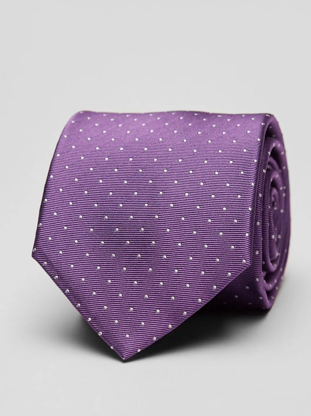 Purple Dot Tie