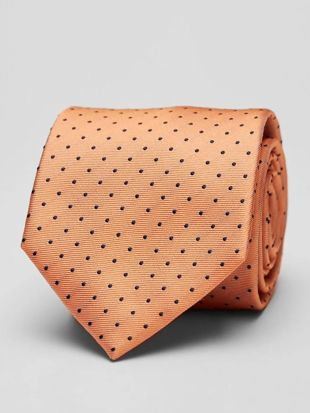 Orange Dot Tie