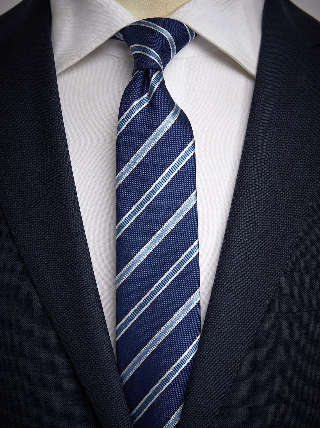 Blue & Light Blue Tie Striped