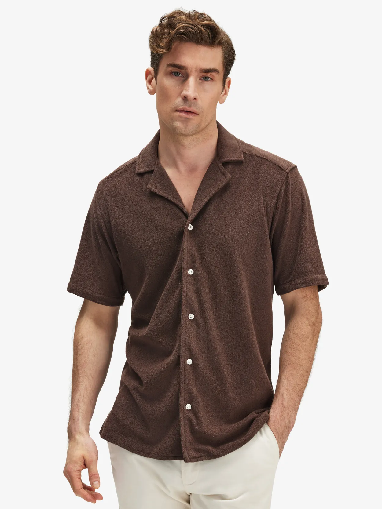 Dark brown Terry Shirt