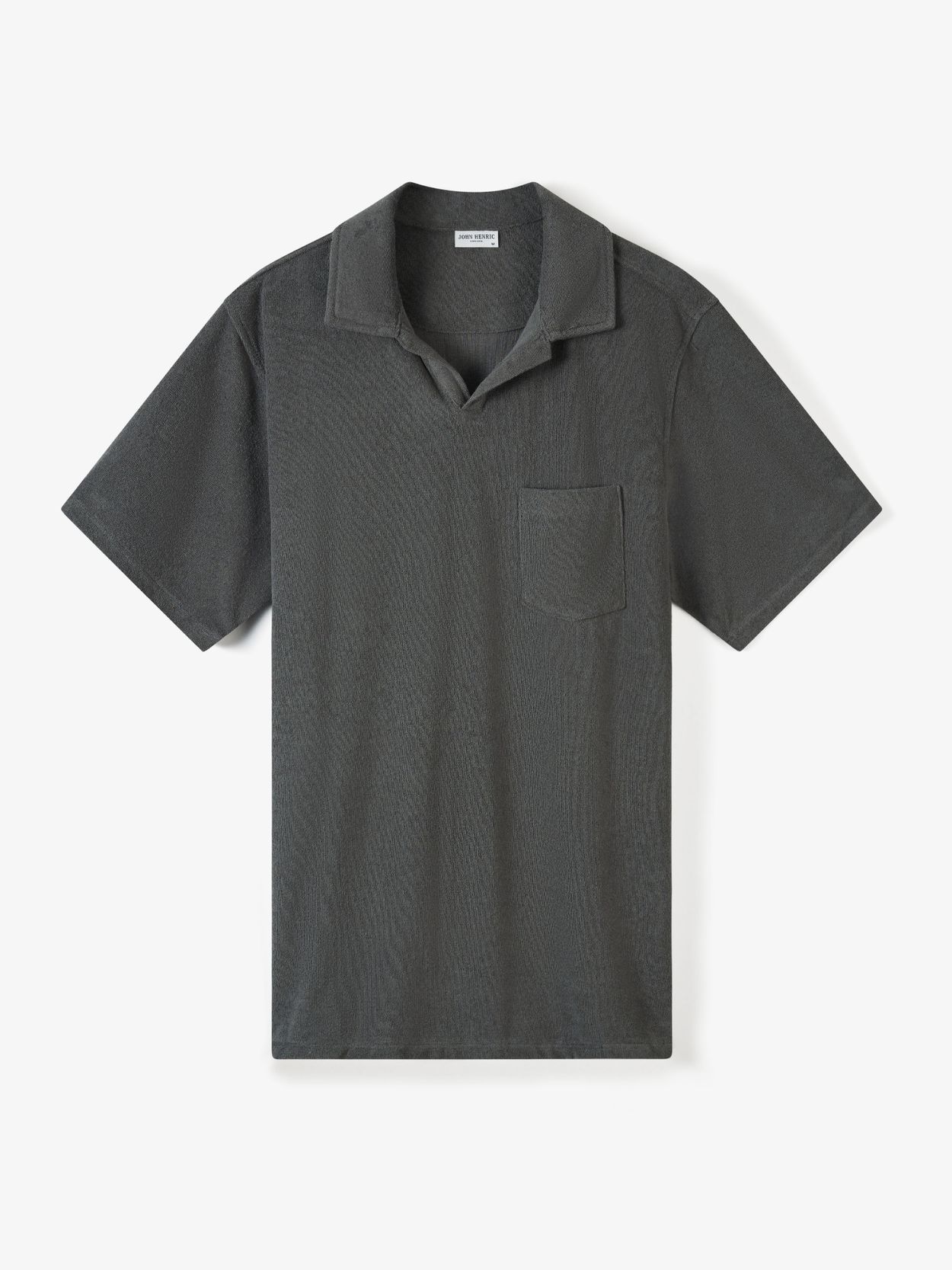 Dark Grey Terry Polo