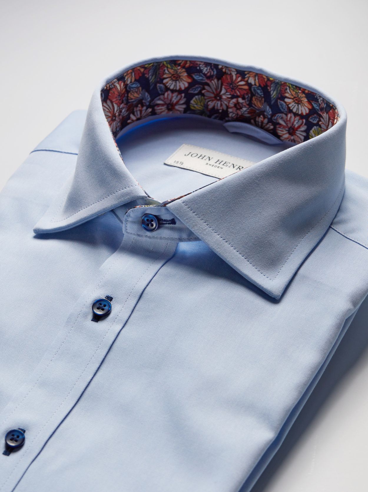 Blue Contrast Shirt