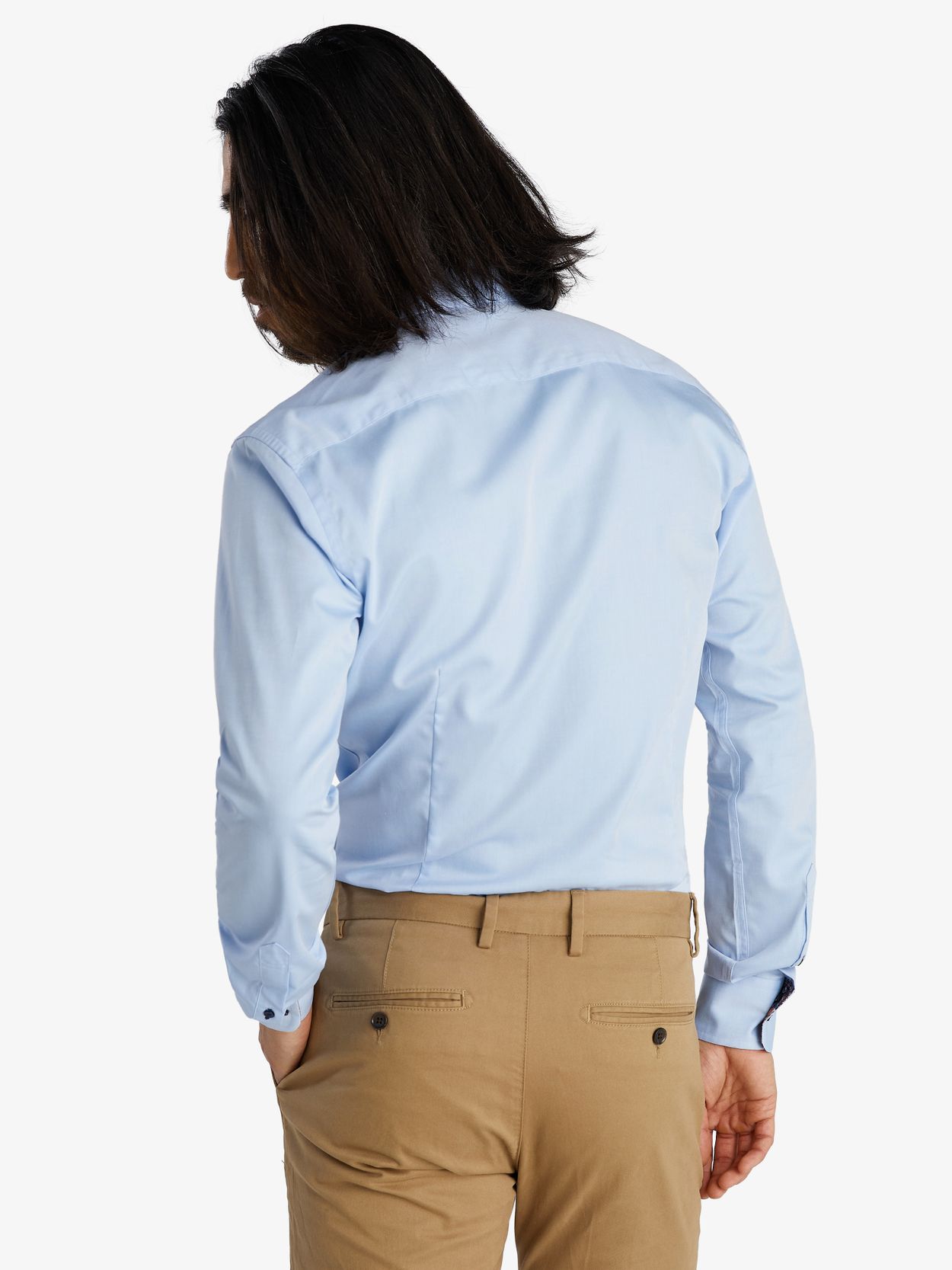 Blue Contrast Shirt