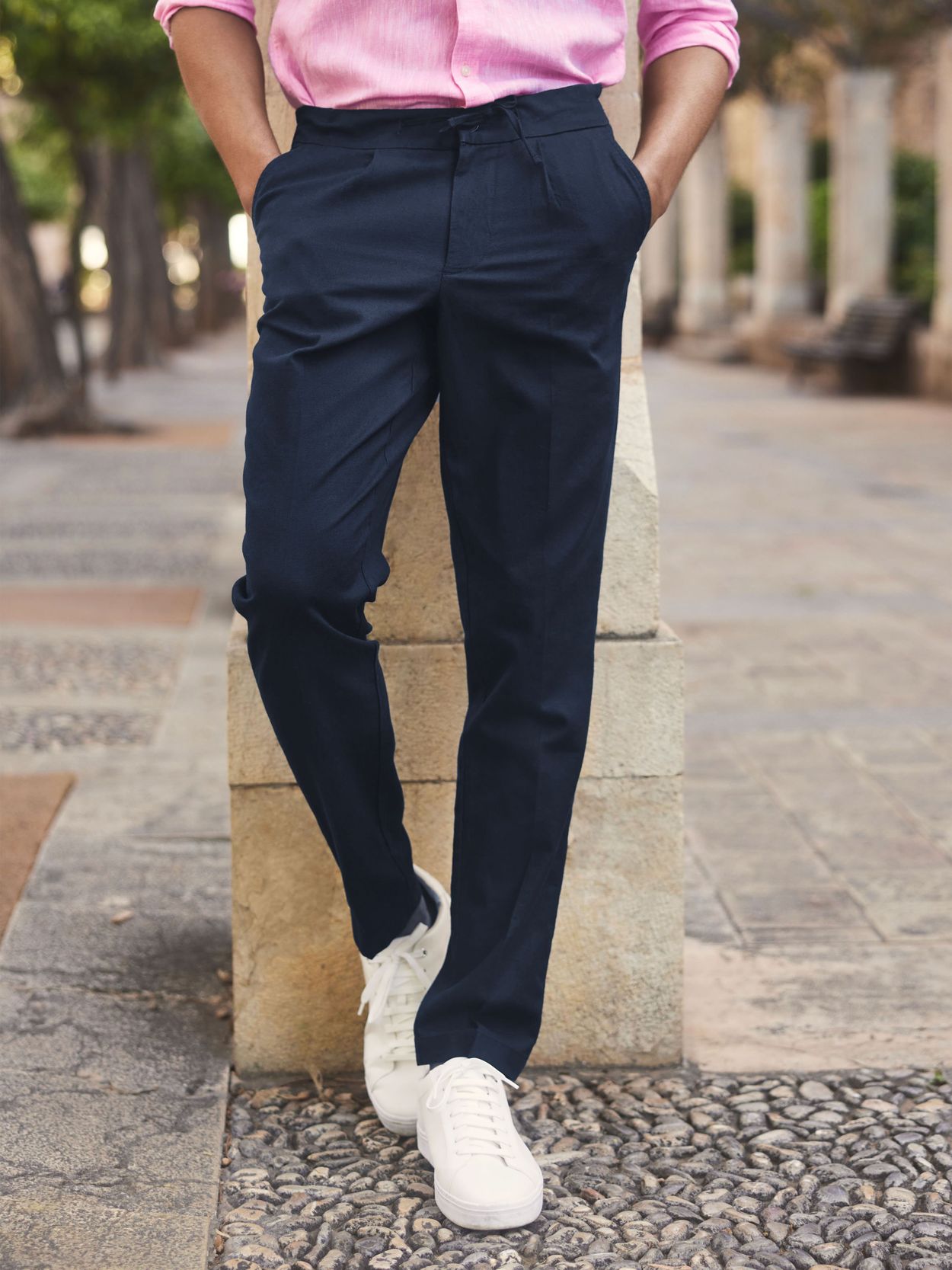 Linen Cotton Trousers Buy online John Henric