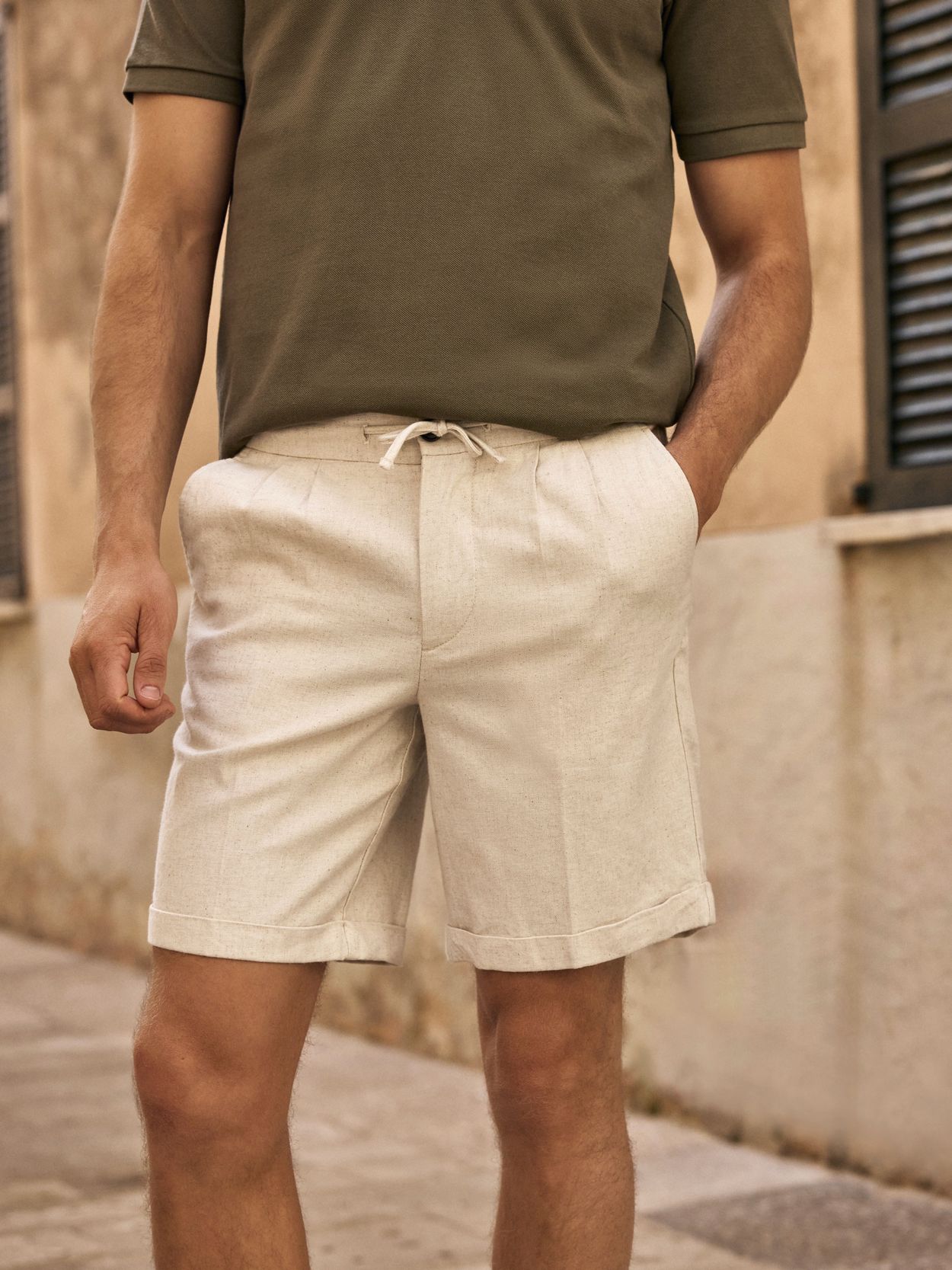 Linen Shorts Buy online John Henric