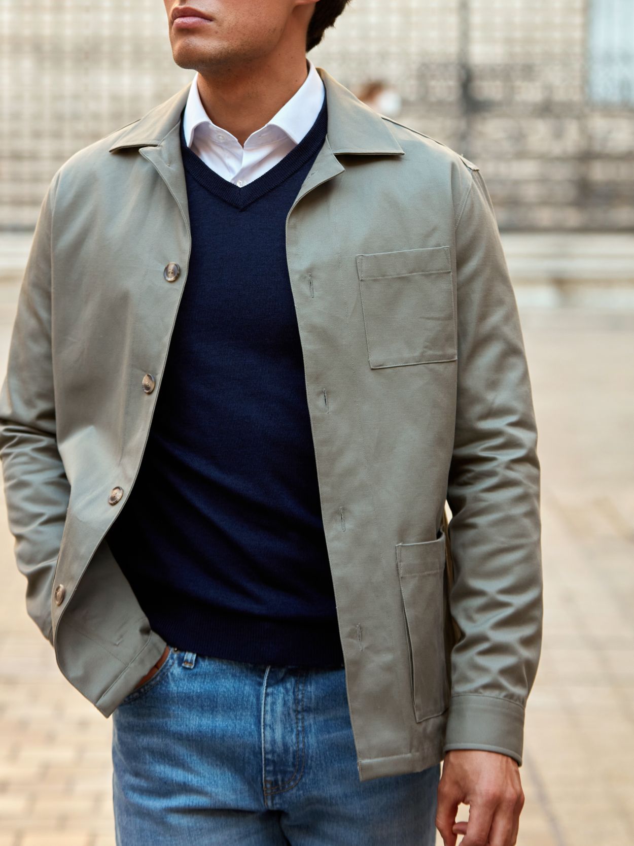 Olive Green Overshirt