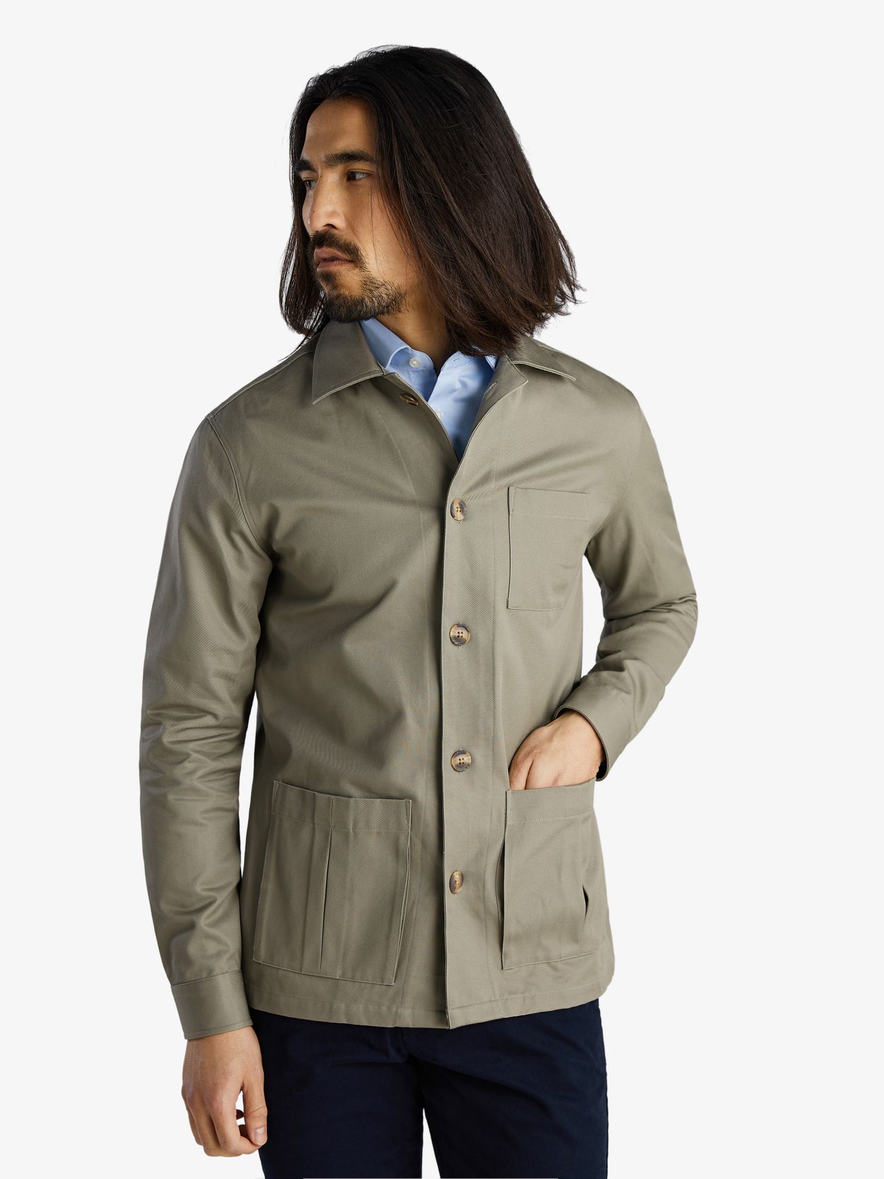 Olive Green Overshirt