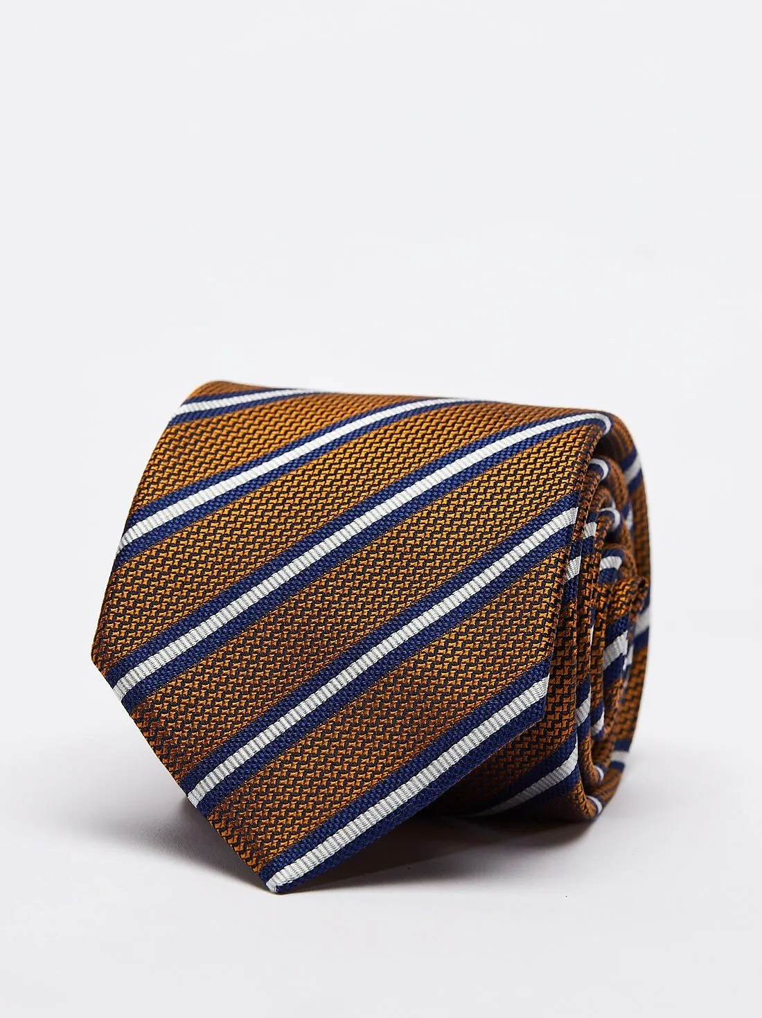 Orange Tie Striped