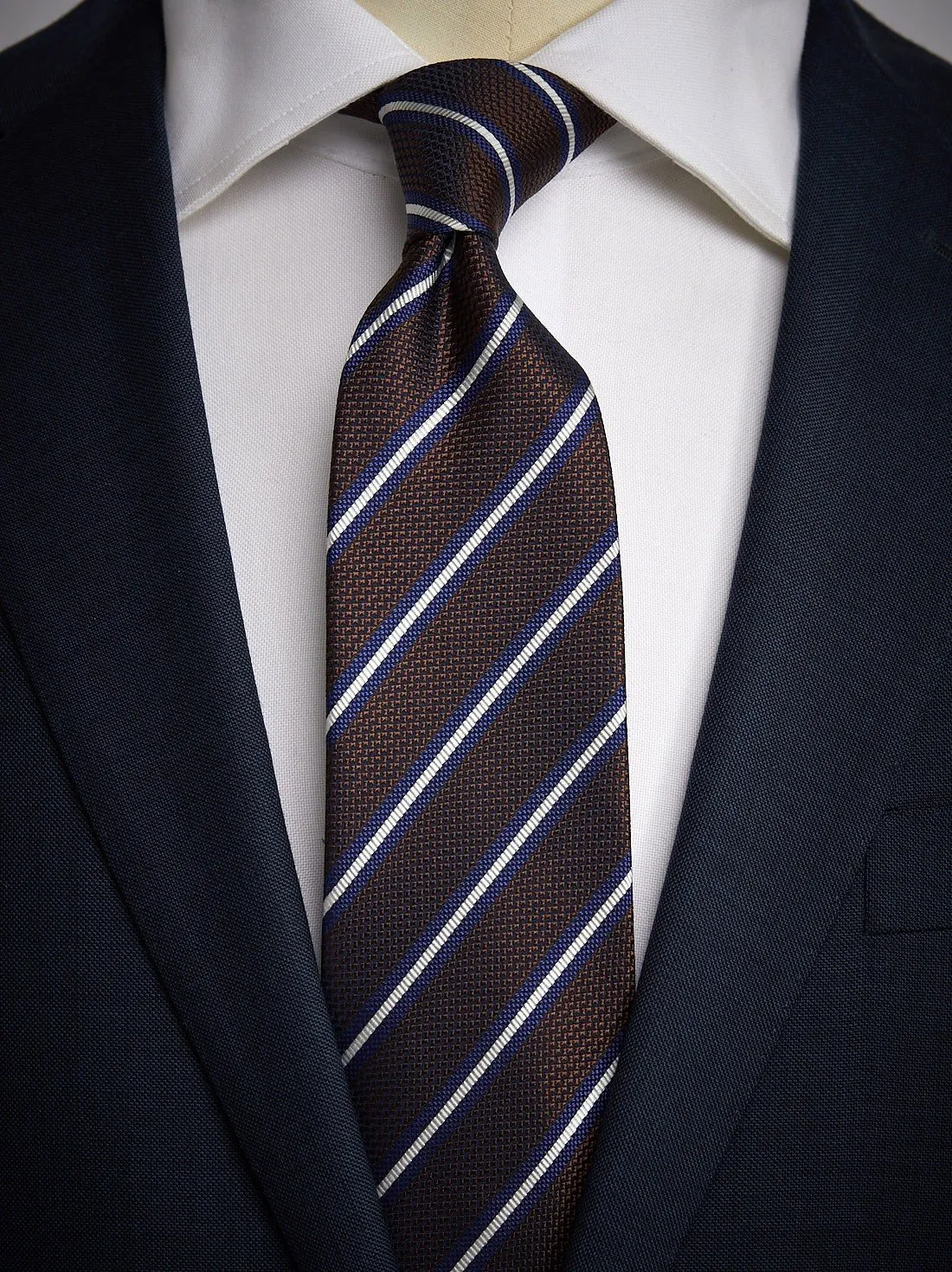 Brown Tie Striped