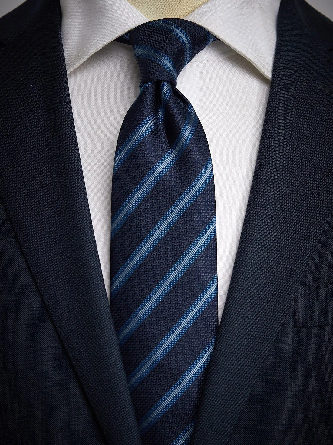 Blue & Light Blue Tie Striped