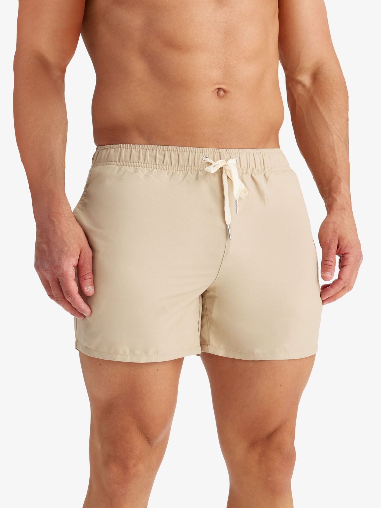 Beige clearance swim trunks