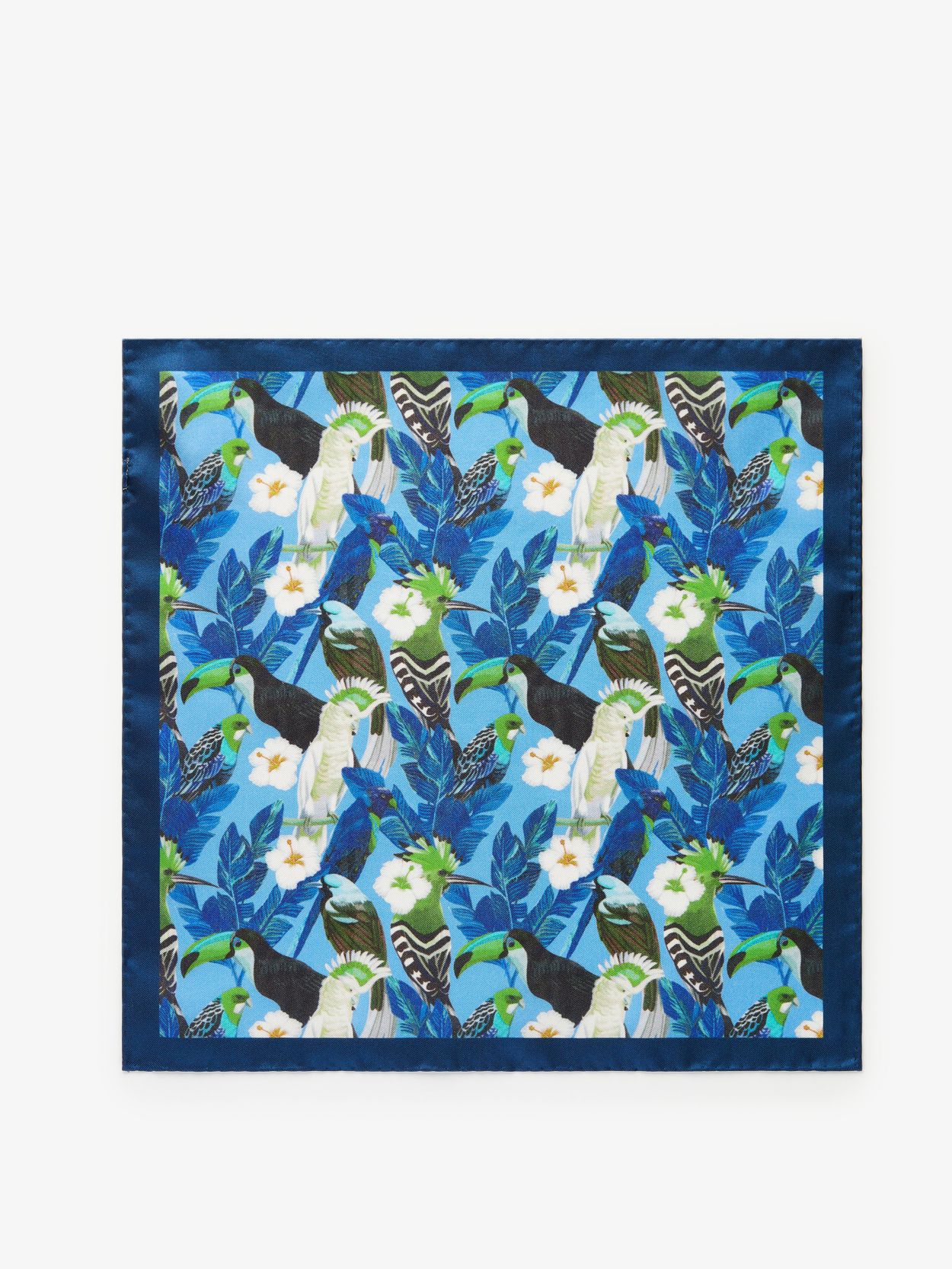 Blue Pocket Square Motif