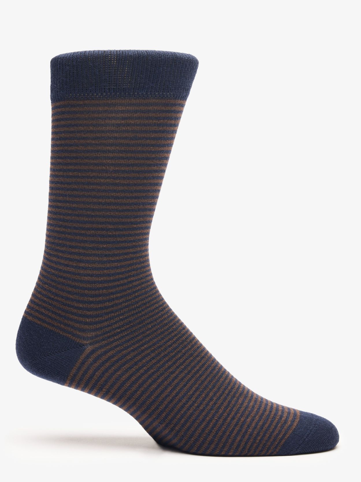 Navy & Brown Socks Almeria