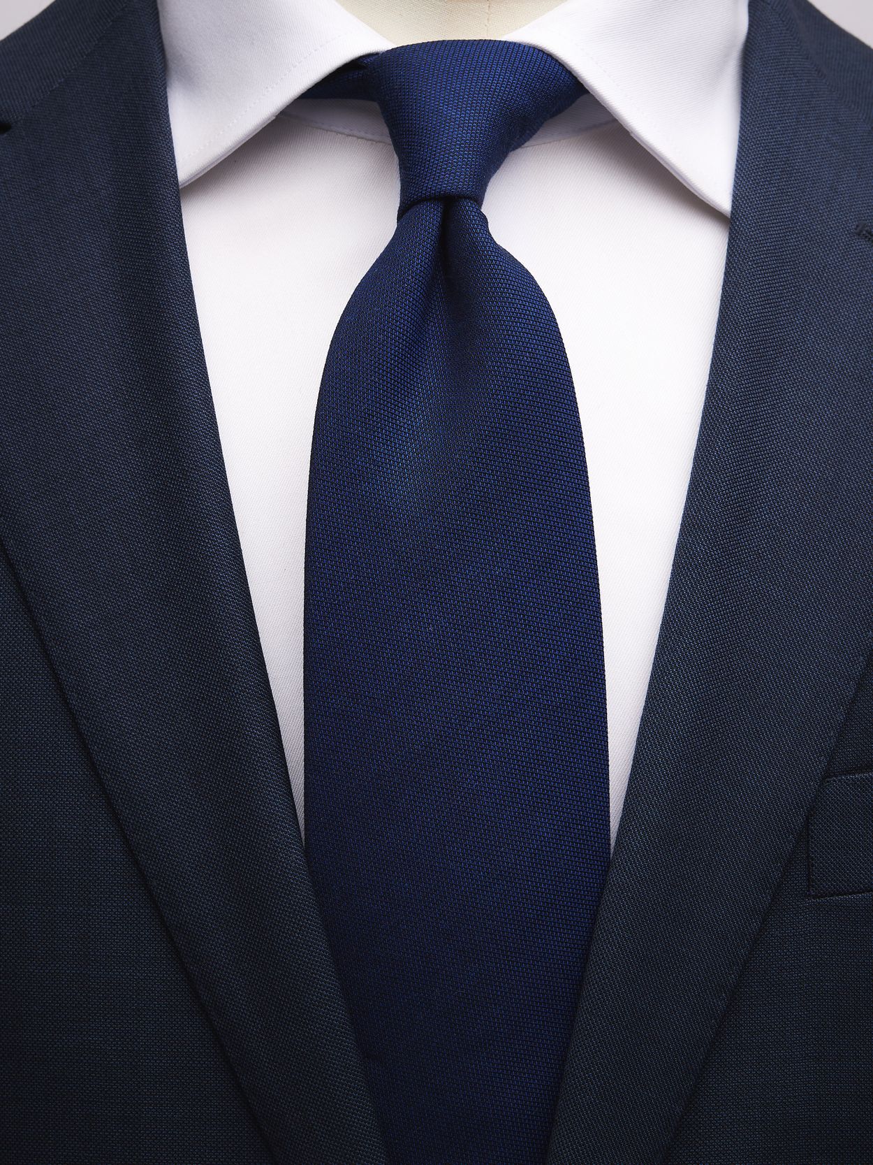 Dark Blue Tie Cotton