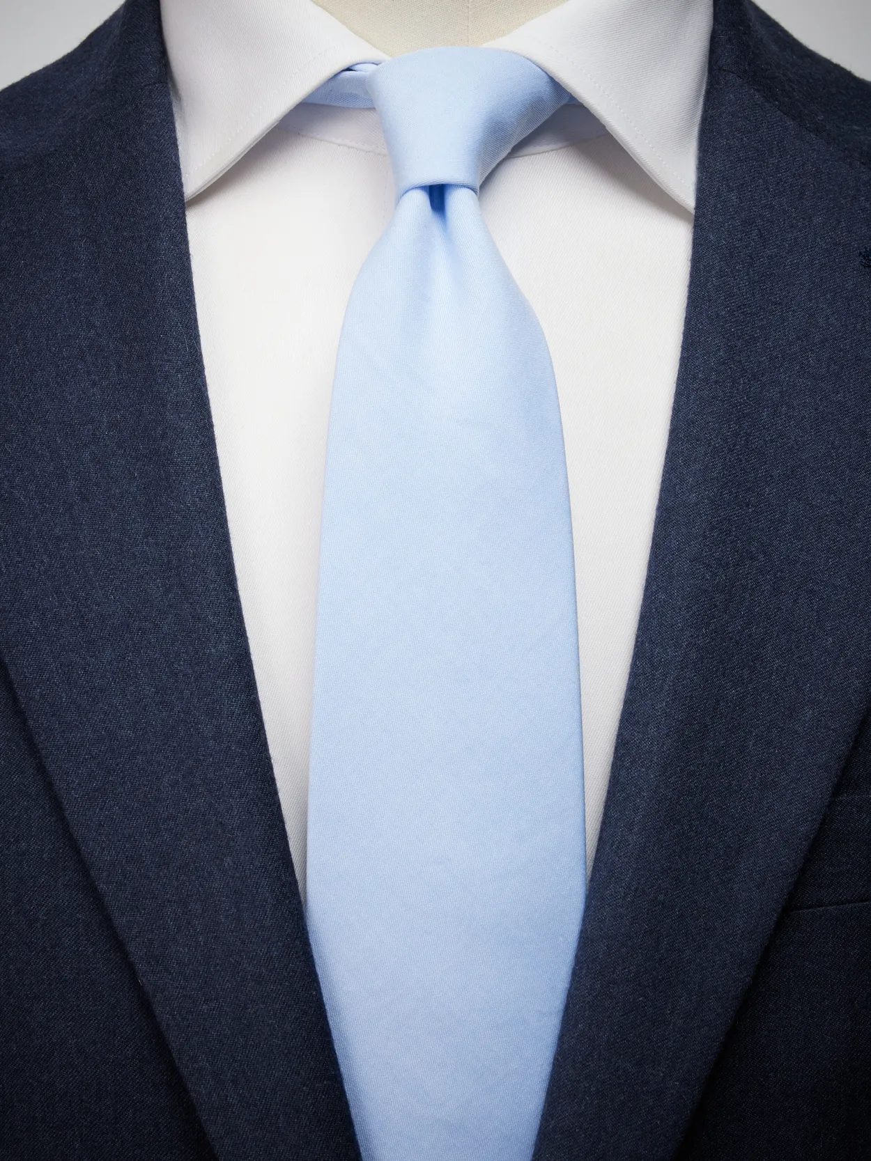 Light Blue Tie Cotton