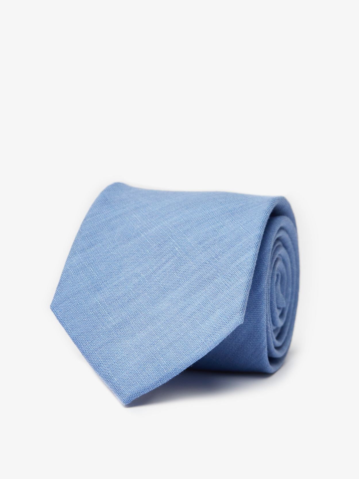 Light Blue Tie Linen