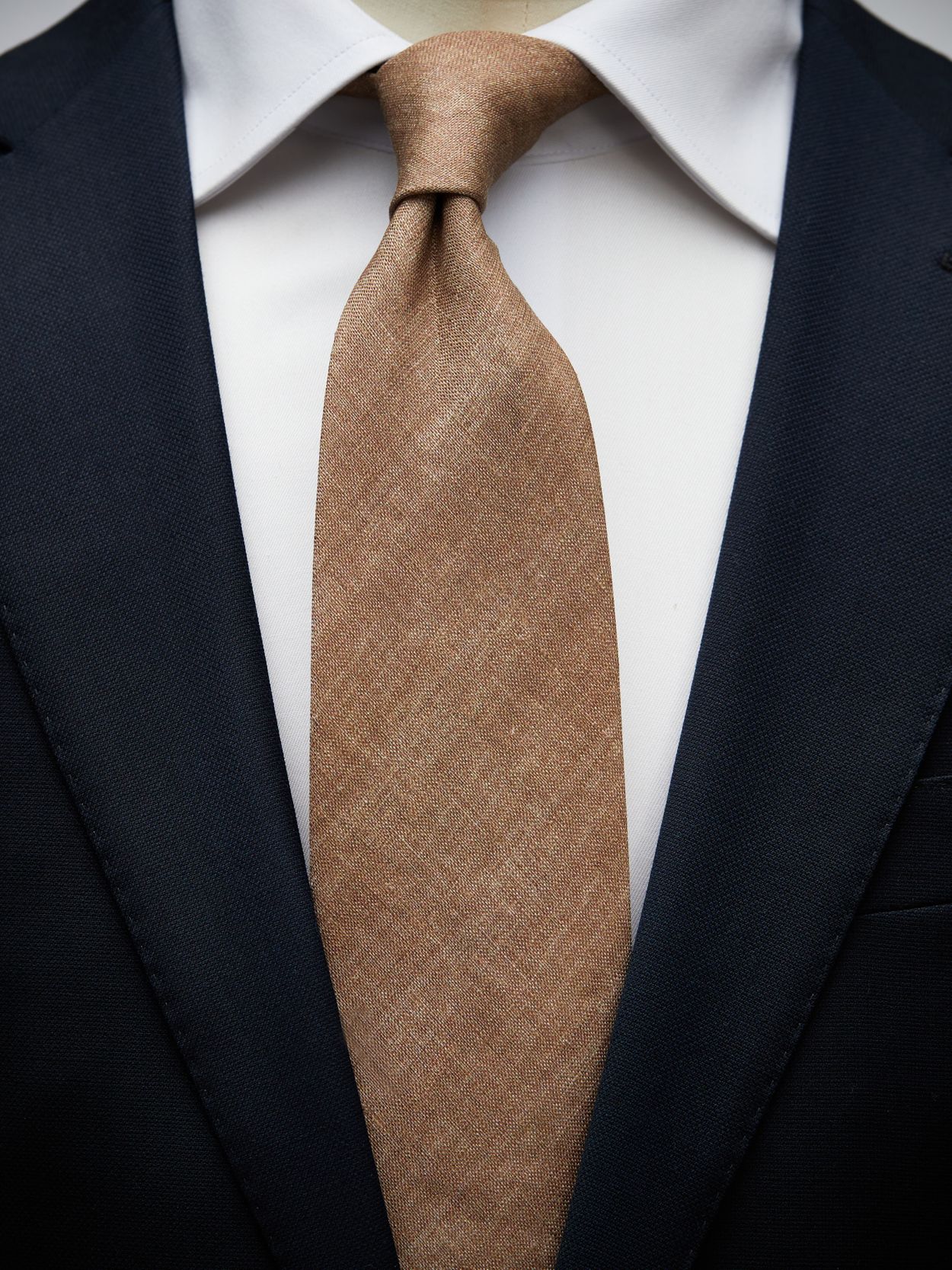 Brown Tie Linen
