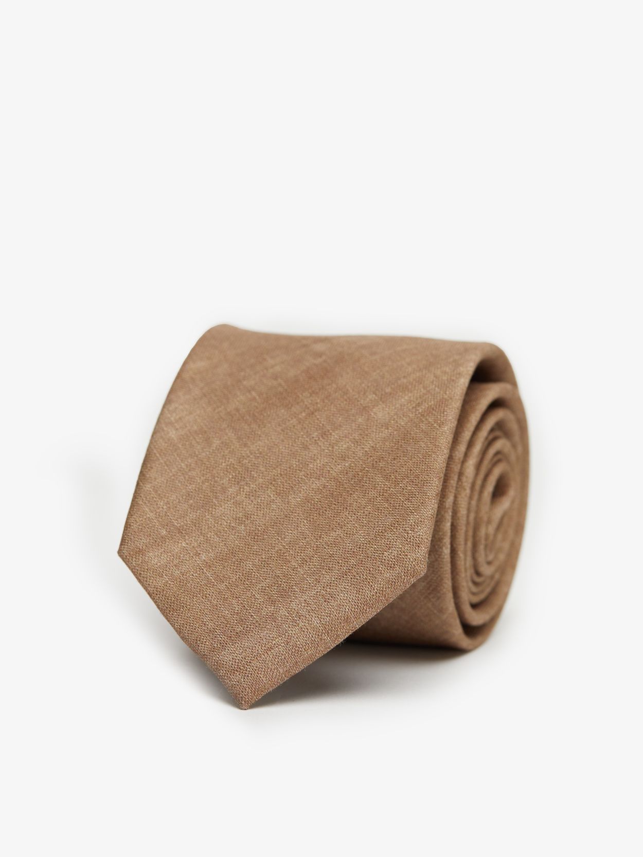 Brown Tie Linen