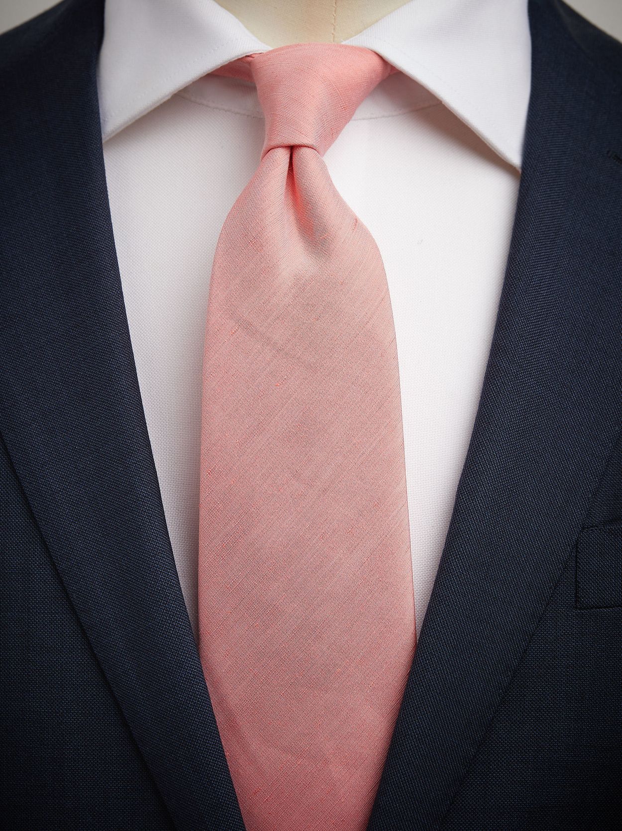 Coral Tie Linen