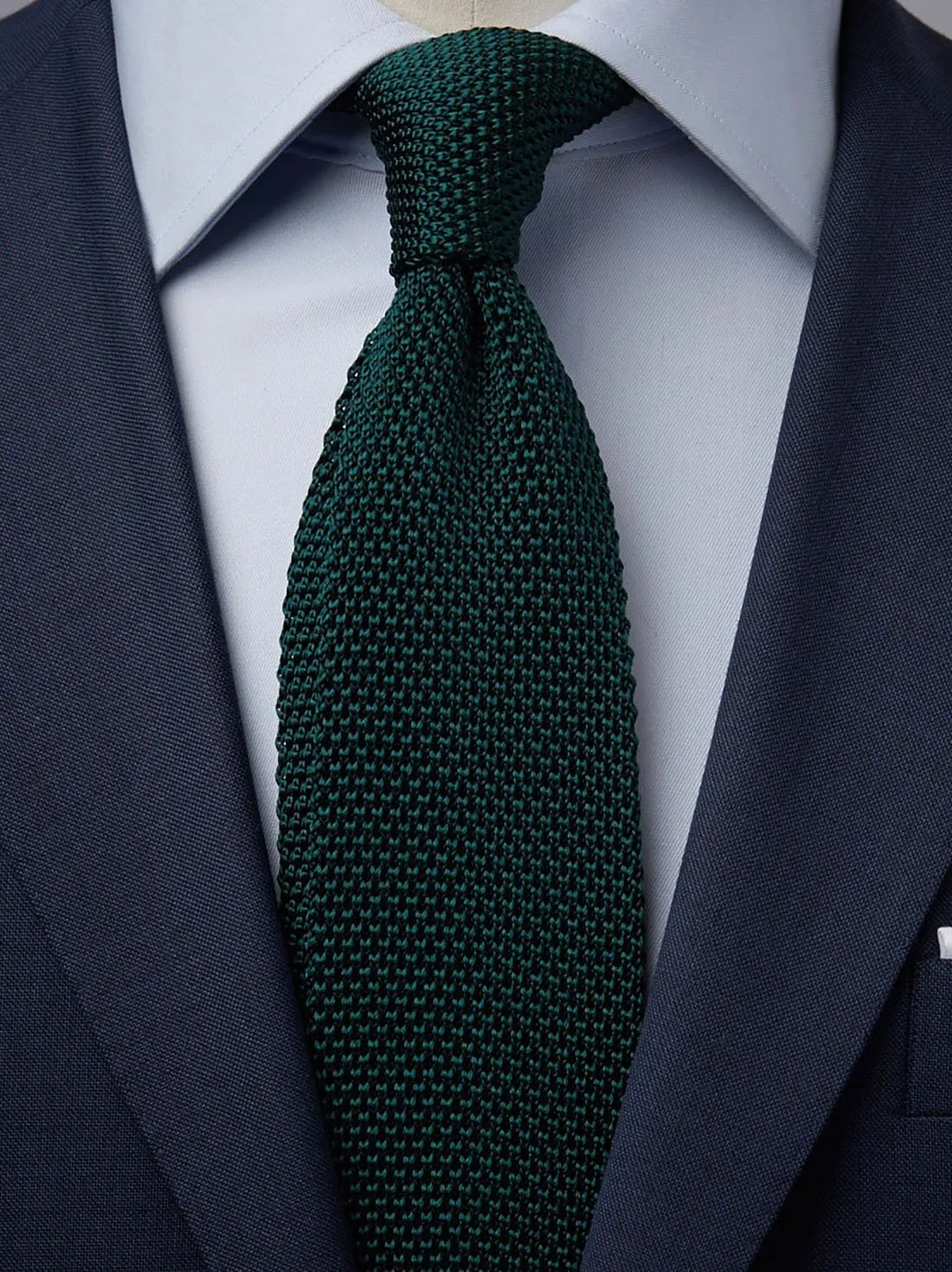 Green Knitted Tie