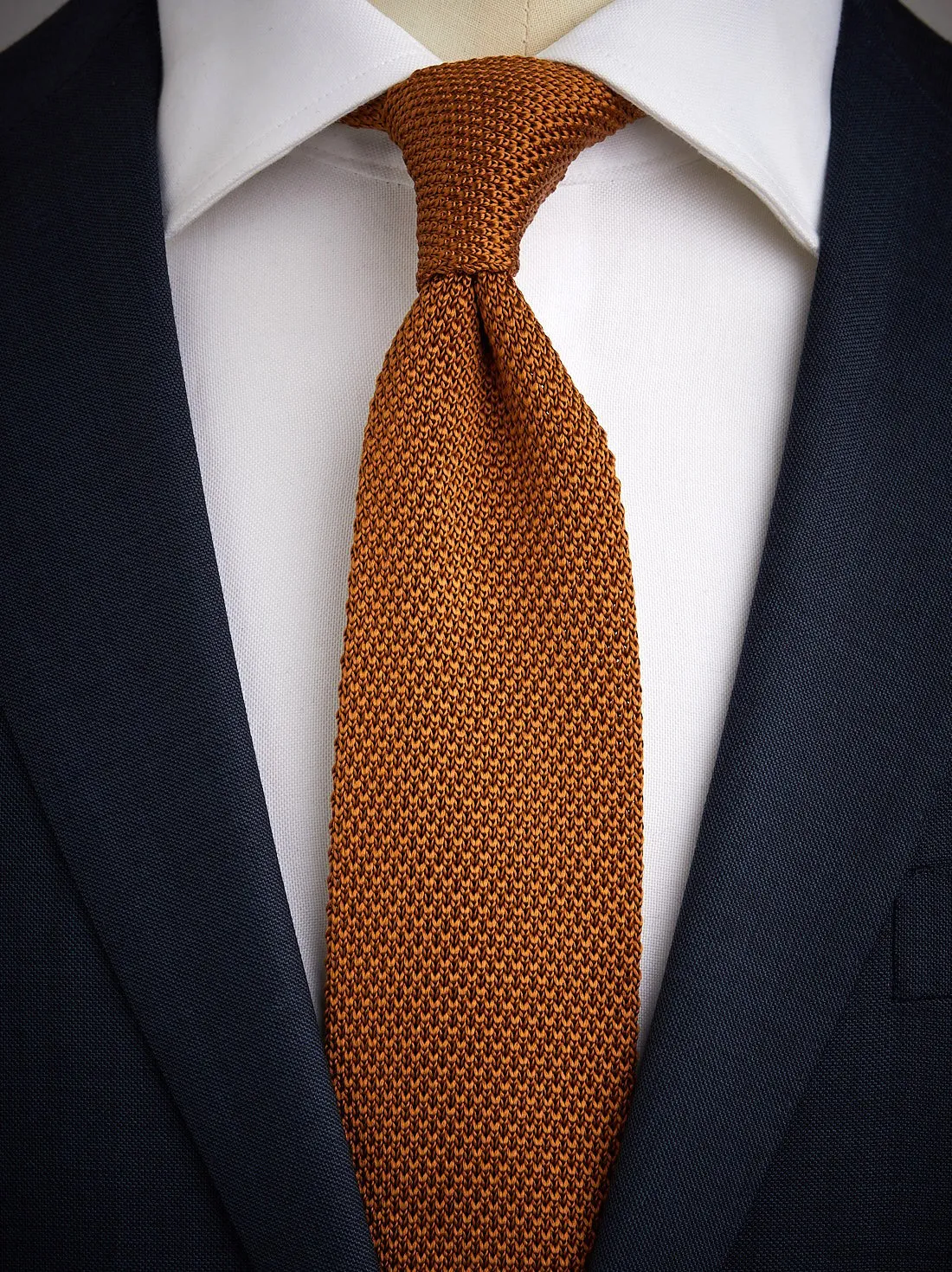 Bronze  Knitted Tie