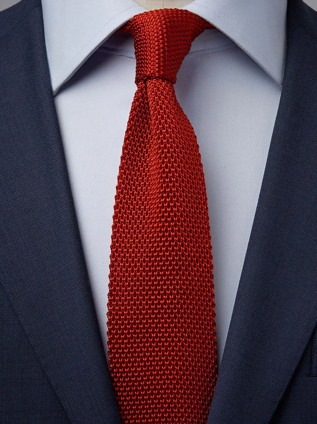 Red Knitted Tie