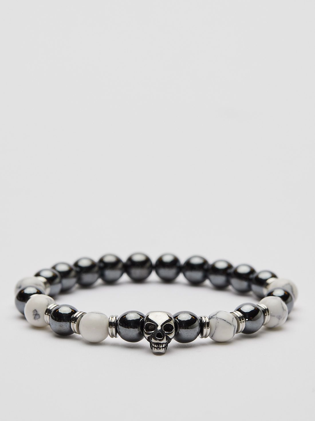 Grey hot sale beaded bracelet